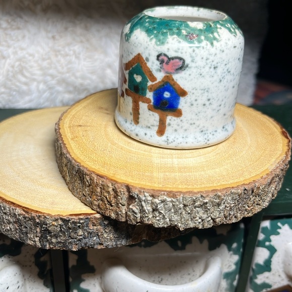 Vtg Home & Garden. Retired & “Rare” Party Birdhouse Collection Toothpick Holder - Picture 6 of 6